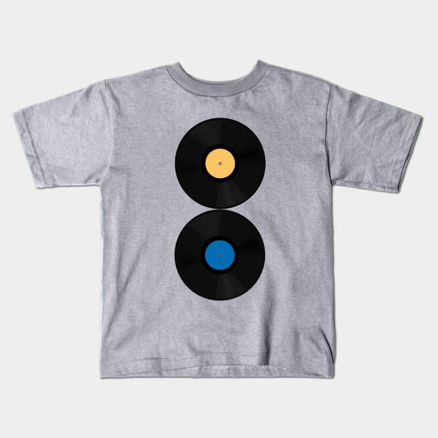 LP records Kids T-Shirt by DiegoCarvalho